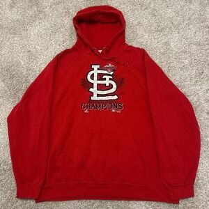 St. Louis Cardinals Majestic National League Champions Hoodie | XL